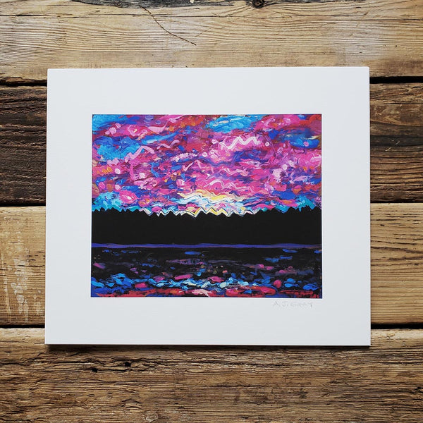 Print - Sunset Pink by Jane Gray