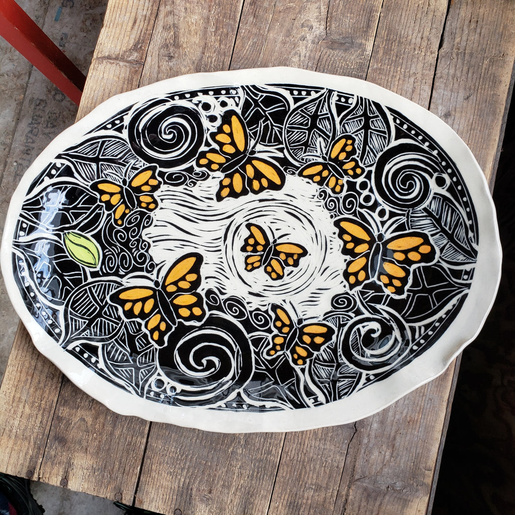 Serving Platter, Monarch, Large Oval