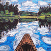 Print - Caitlin's Canoe by Jane Gray