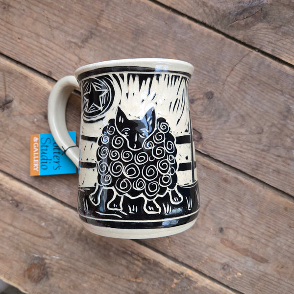 Mug, Regular, Woodland Sheep