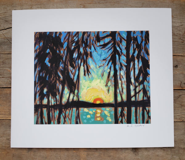 Print - Jen's Sunrise by Jane Gray