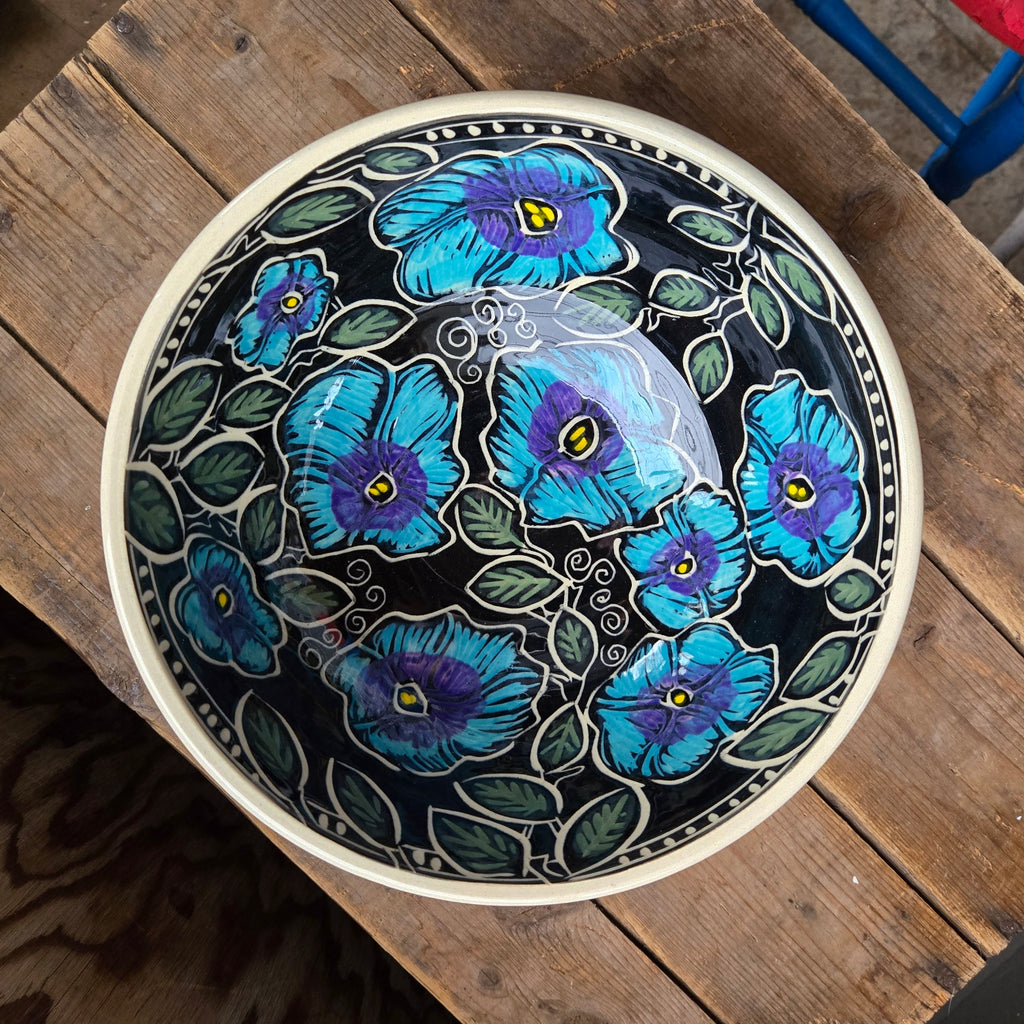 Medium Serving Bowl,  Morning Glory