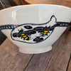 XL Serving Bowl - Bee Design / White