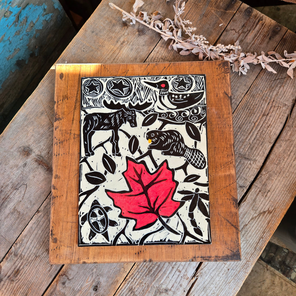 Ceramic Wall Art - Canadiana