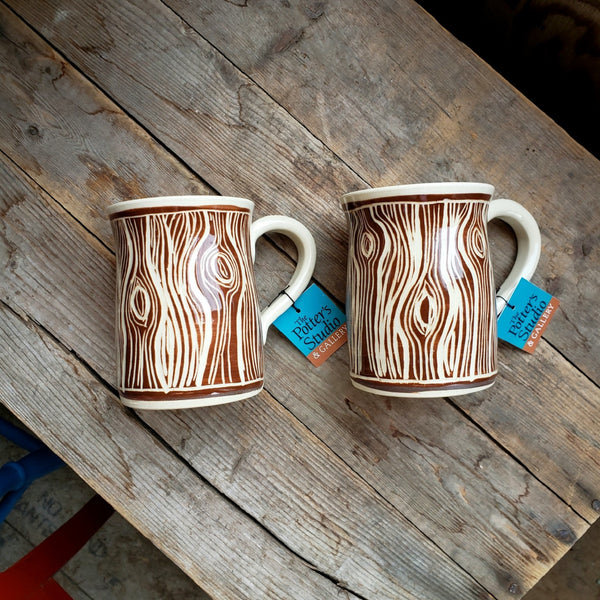 Mug, Wood Grain, Regular Size